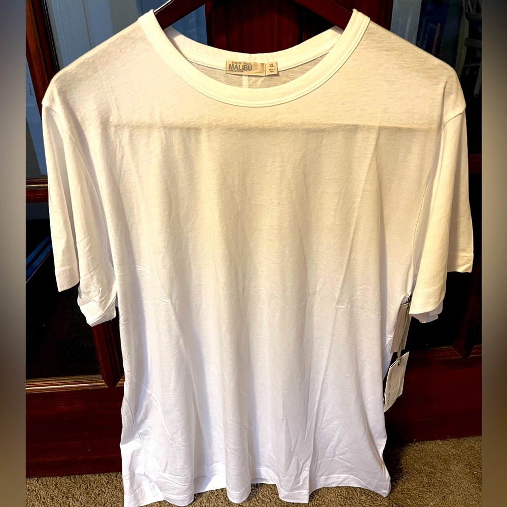 Barefoot Dreams Men’s White XL T-Shirt